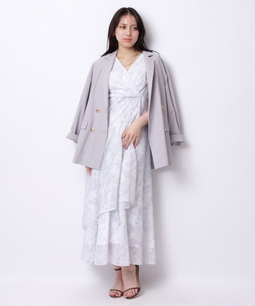 Mystrada（マイストラーダ）の「ライトテーラードジャケット（テーラードジャケット・レディース・ライトグレー/ネイビー・36/38）」の5枚目の写真