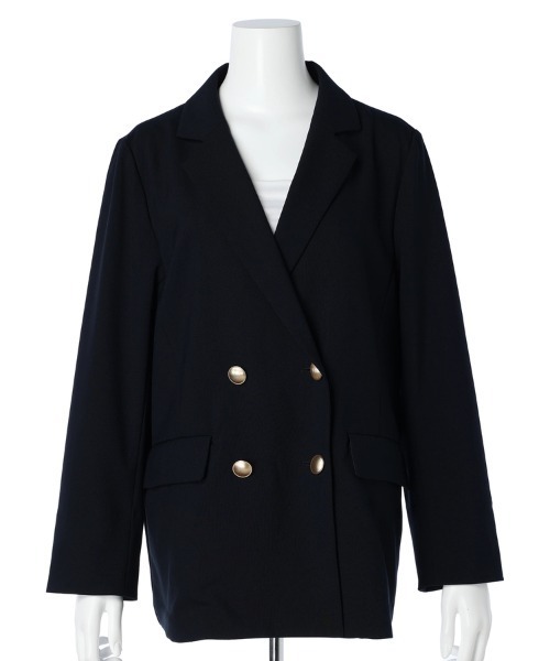 Mystrada（マイストラーダ）の「ライトテーラードジャケット（テーラードジャケット・レディース・ライトグレー/ネイビー・36/38）」の8枚目の写真