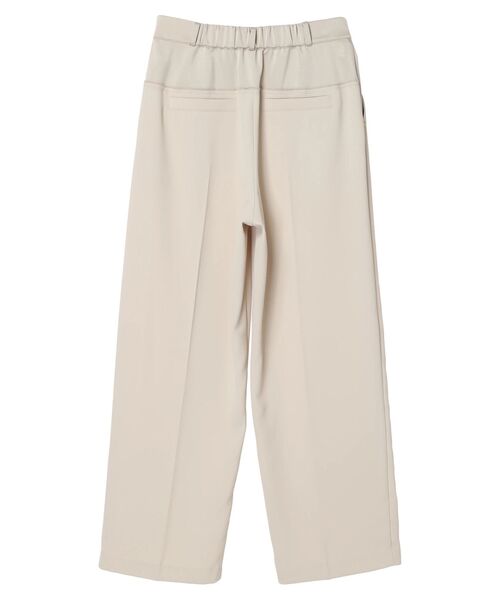 YECCA VECCA（イェッカヴェッカ）の「サテン切替ストレートパンツ（その他パンツ・レディース・ブラック/ライトベージュ/ダークベージュ・S/M）」の15枚目の写真