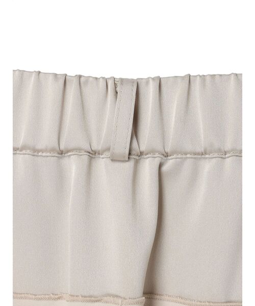 YECCA VECCA（イェッカヴェッカ）の「サテン切替ストレートパンツ（その他パンツ・レディース・ブラック/ライトベージュ/ダークベージュ・S/M）」の22枚目の写真