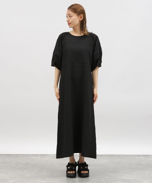 LAKOLE（ラコレ）の「ランタンスリーブチェックワンピース / 115649（ワンピース・レディース・グリーン/ブラック/ライトベージュ・SMALL/MEDIUM）」の20枚目の写真