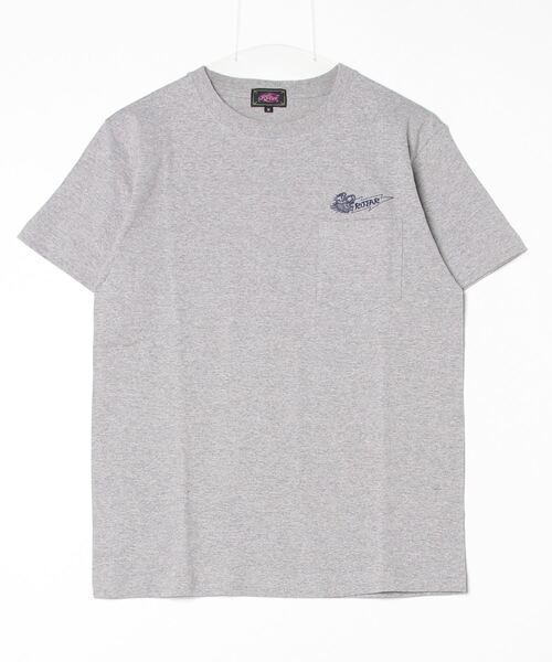 ROTAR（ローター）の「Oriental symbol HW  Pocket Tee（Tシャツ/カットソー・メンズ・ヘザーグレー/ネイビー/ブラック/ホワイト・MEDIUM/LARGE/X-LARGE/SMALL）」の3枚目の写真