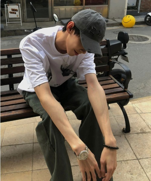 MGV(エムジーヴィー)の「モノトーンプリントTシャツ(Tシャツ/カットソー・メンズ・ブラック/ホワイト・X-LARGE/LARGE/MEDIUM)」の3枚目の写真