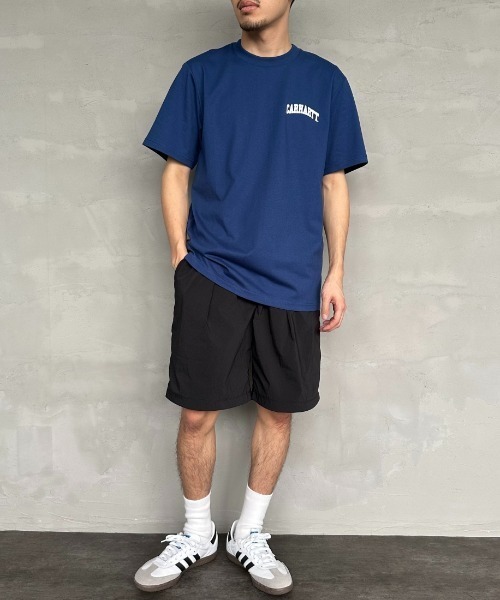 Carhartt WIP（カーハートダブリューアイピー）の「[carhartt WIP/カーハートダブリューアイピー] UNIVERSITY ワンポイントロゴ ショートスリーブTシャツ（Tシャツ/カットソー・レディース・ホワイト/グリーン/ブルー/ブラック・M/L/XL）」の8枚目の写真