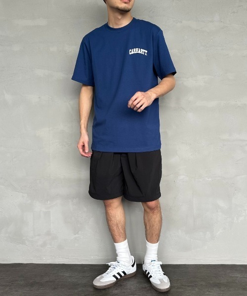 Carhartt WIP（カーハートダブリューアイピー）の「[carhartt WIP/カーハートダブリューアイピー] UNIVERSITY ワンポイントロゴ ショートスリーブTシャツ（Tシャツ/カットソー・レディース・ホワイト/グリーン/ブルー/ブラック・M/L/XL）」の22枚目の写真