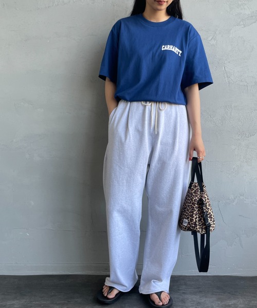 Carhartt WIP（カーハートダブリューアイピー）の「[carhartt WIP/カーハートダブリューアイピー] UNIVERSITY ワンポイントロゴ ショートスリーブTシャツ（Tシャツ/カットソー・レディース・ホワイト/グリーン/ブルー/ブラック・M/L/XL）」の21枚目の写真