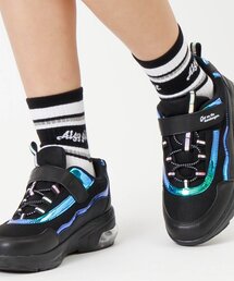 algy | 【抗菌防臭】配色ラインクルーソックス(ソックス/靴下)