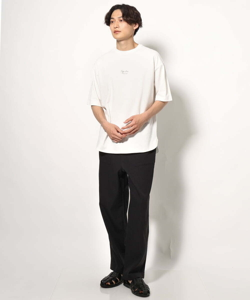 a.v.v(アーヴェヴェ)の「【接触冷感】PARISフォト バックプリントロングシルエットTシャツ(Tシャツ/カットソー・メンズ・ホワイト・44/46/48/50)」の4枚目の写真