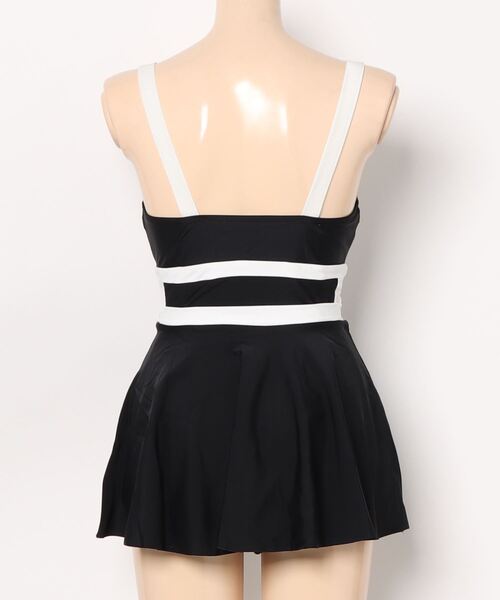 LAVIA（ラヴィア）の「2wayワンピーススカートビキニ（水着・レディース・ブラック・M/L）」の18枚目の写真