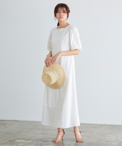 Pierrot(ピエロ)の「ストライプスクエアネックワンピース(ワンピース・レディース・ブラック/オフホワイト・PM/M/L)」の13枚目の写真