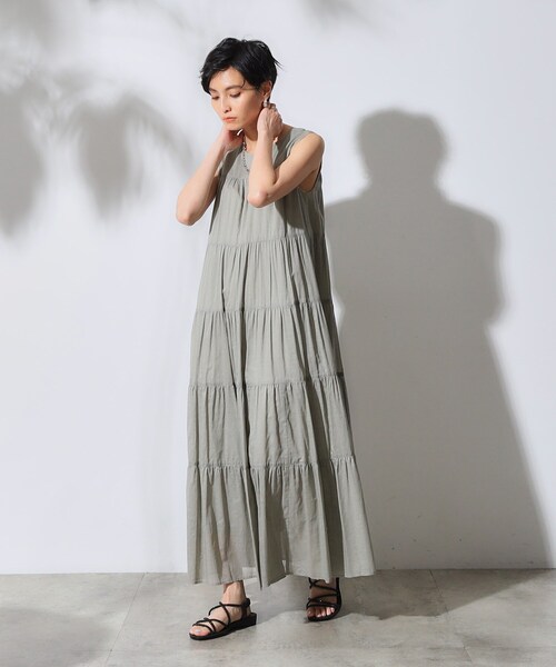 OPAQUE.CLIP（オペークドットクリップ）の「◆ラインストーンストラップサンダル（サンダル・レディース・ブラック/シルバー・03/02）」の9枚目の写真