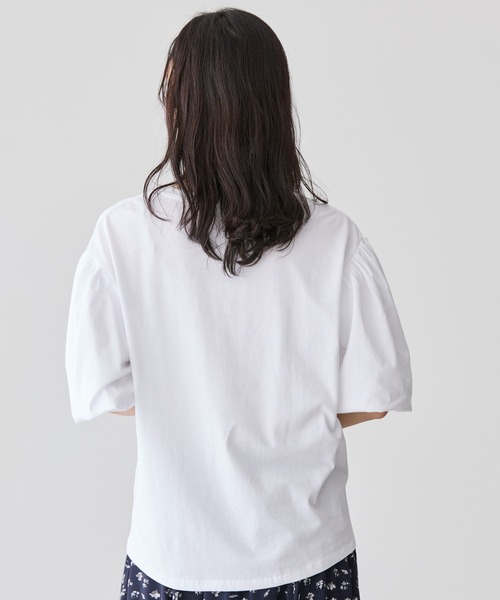 セール】ボリュームスリーブカットプルオーバー（Tシャツ/カットソー