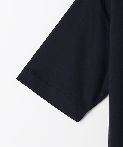 green label relaxing(グリーンレーベルリラクシング)の「JUSTFIT エアリー ソフト ヘンリーネック カットソー(Tシャツ/カットソー・メンズ・ブラック/ホワイト/ネイビー・S/M/L/XL)」の13枚目の写真