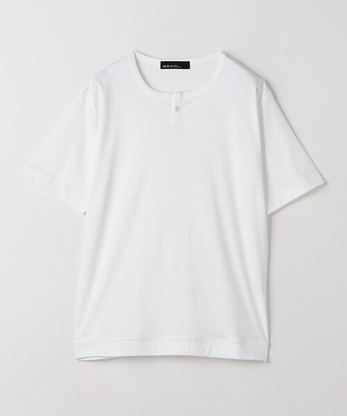 green label relaxing(グリーンレーベルリラクシング)の「JUSTFIT エアリー ソフト ヘンリーネック カットソー(Tシャツ/カットソー・メンズ・ブラック/ホワイト/ネイビー・S/M/L/XL)」の15枚目の写真