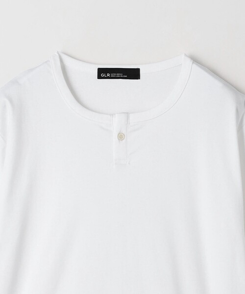 green label relaxing(グリーンレーベルリラクシング)の「JUSTFIT エアリー ソフト ヘンリーネック カットソー(Tシャツ/カットソー・メンズ・ブラック/ホワイト/ネイビー・S/M/L/XL)」の17枚目の写真