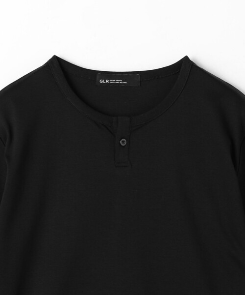 green label relaxing(グリーンレーベルリラクシング)の「JUSTFIT エアリー ソフト ヘンリーネック カットソー(Tシャツ/カットソー・メンズ・ブラック/ホワイト/ネイビー・S/M/L/XL)」の21枚目の写真