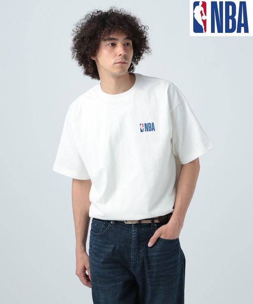 NBA（エヌビーエー）の「NBA　EAST＆WESTロゴTシャツ（Tシャツ/カットソー・メンズ・ブラック/ホワイト・MEDIUM/LARGE）」の4枚目の写真