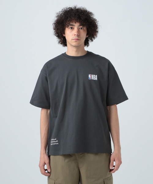 NBA（エヌビーエー）の「NBA　EAST＆WESTロゴTシャツ（Tシャツ/カットソー・メンズ・ブラック/ホワイト・MEDIUM/LARGE）」の7枚目の写真