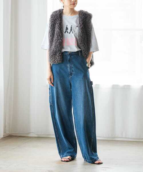 URBAN RESEARCH(アーバンリサーチ)の「ペインターデニムパンツ(デニムパンツ・レディース・インディゴブルー・36/38)」の1枚目の写真