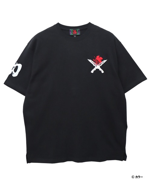 PANDIESTA（パンディエスタ）の「EVANGELION×錦 / ヱヴァンゲリヲン×ニシキ　墨絵風月と初号機Tシャツ(M2)（Tシャツ/カットソー・メンズ・ホワイト/ブラック・L/XL/XXL/M）」の15枚目の写真