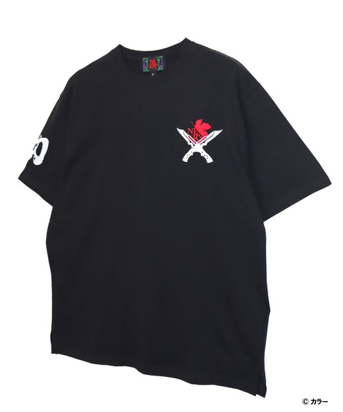 PANDIESTA（パンディエスタ）の「EVANGELION×錦 / ヱヴァンゲリヲン×ニシキ　墨絵風月と初号機Tシャツ(M2)（Tシャツ/カットソー・メンズ・ホワイト/ブラック・L/XL/XXL/M）」の16枚目の写真