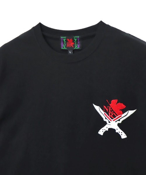 PANDIESTA（パンディエスタ）の「EVANGELION×錦 / ヱヴァンゲリヲン×ニシキ　墨絵風月と初号機Tシャツ(M2)（Tシャツ/カットソー・メンズ・ホワイト/ブラック・L/XL/XXL/M）」の17枚目の写真