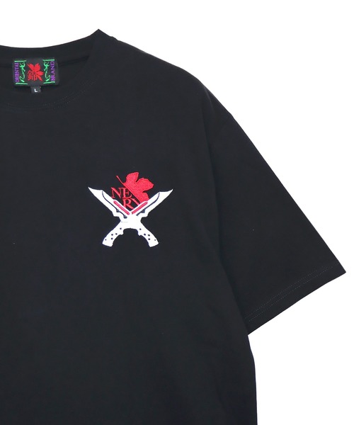 PANDIESTA（パンディエスタ）の「EVANGELION×錦 / ヱヴァンゲリヲン×ニシキ　墨絵風月と初号機Tシャツ(M2)（Tシャツ/カットソー・メンズ・ホワイト/ブラック・L/XL/XXL/M）」の18枚目の写真