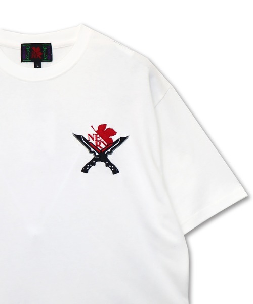 PANDIESTA（パンディエスタ）の「EVANGELION×錦 / ヱヴァンゲリヲン×ニシキ　墨絵風月と初号機Tシャツ(M2)（Tシャツ/カットソー・メンズ・ホワイト/ブラック・L/XL/XXL/M）」の11枚目の写真
