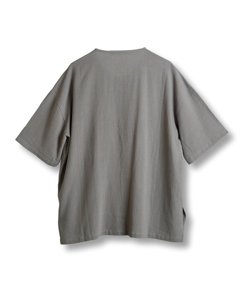 【セール】BIG-ZIPヘンリーネックPO(プルオーバー)（Tシャツ/カットソー）｜NO ID.（ノーアイディ）