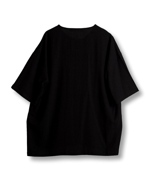 【セール】BIG-ZIPヘンリーネックPO(プルオーバー)（Tシャツ/カットソー）｜NO ID.（ノーアイディ）