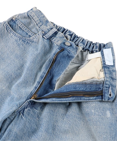 C.E.L.STORE(セルストア)の「tsuzuli / ツヅリ EZ DENIM 5P PANTS BLACK FADE & INDIGO FADE (UNISEX) TP2201F イージーデニムパンツ ワイドテーパード(デニムパンツ・メンズ・インディゴブルー/ブラック・1/2)」の15枚目の写真