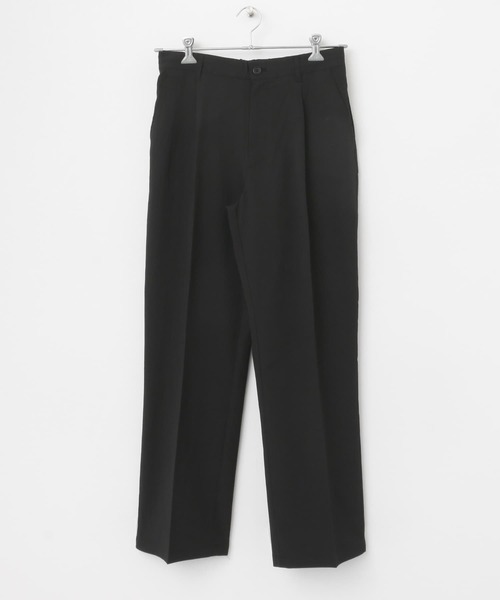 ITEMS URBANRESEARCH（アイテムズ アーバンリサーチ）の「『セットアップ対応』ヨウリュウ 1-tuck テーパード パンツ（その他パンツ・メンズ・ブラック/ネイビー/ブラウン・MEDIUM/LARGE）」の6枚目の写真