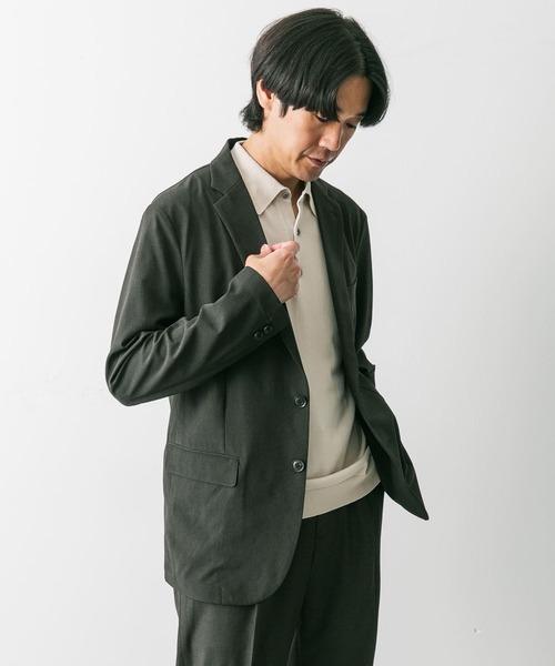 URBAN RESEARCH DOORS(アーバンリサーチドアーズ)の「『イージーケア/速乾』LIFE STYLE TAILOR ウォッシャブルアクティブジャケット(その他アウター・メンズ・カーキ/グレー/ネイビー・X-LARGE/LARGE/MEDIUM/SMALL)」の14枚目の写真