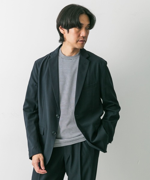 URBAN RESEARCH DOORS(アーバンリサーチドアーズ)の「『イージーケア/速乾』LIFE STYLE TAILOR ウォッシャブルアクティブジャケット(その他アウター・メンズ・カーキ/グレー/ネイビー・X-LARGE/LARGE/MEDIUM/SMALL)」の19枚目の写真