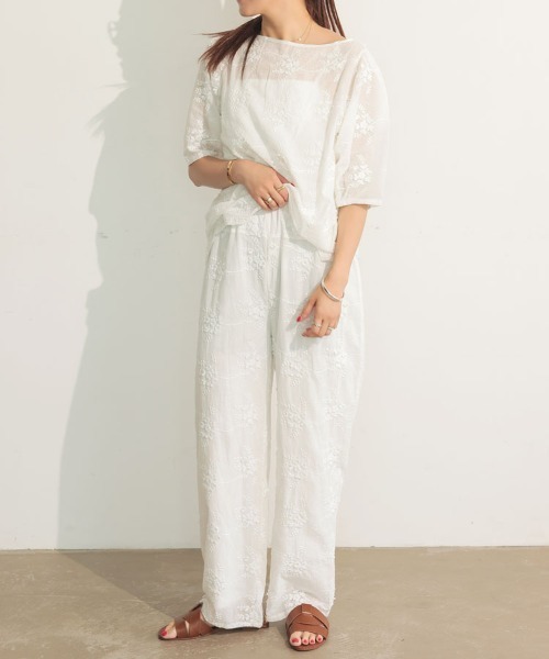 2wayエンブロイダリーブラウス（シャツ/ブラウス）｜DONOBAN（ドノバン）