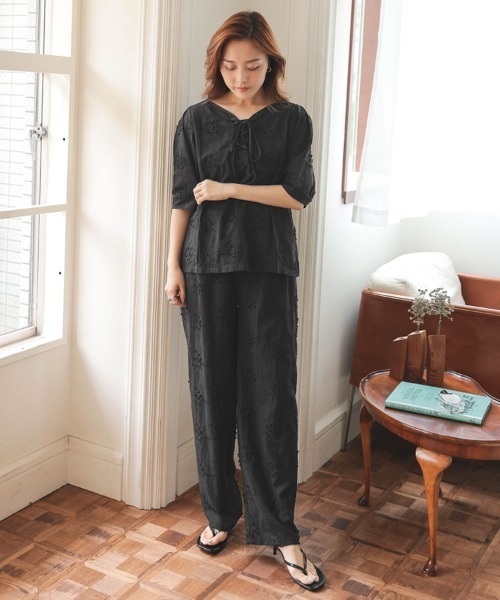 2wayエンブロイダリーブラウス（シャツ/ブラウス）｜DONOBAN（ドノバン）