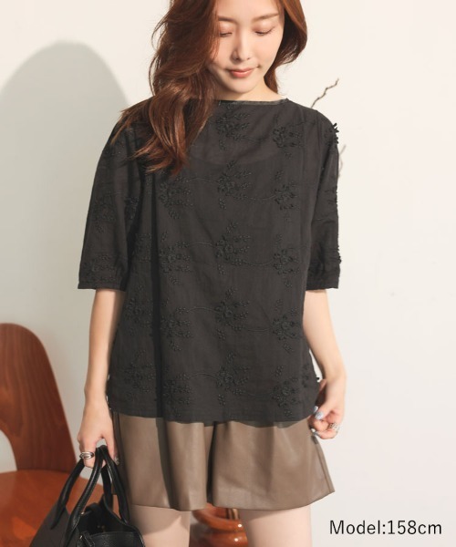 2wayエンブロイダリーブラウス（シャツ/ブラウス）｜DONOBAN（ドノバン）