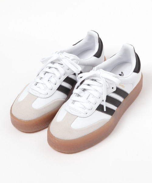 adidas(アディダス)の「【adidas(アディダス)】SAMBAE W(スニーカー・レディース・ブラック/ホワイト・SMALL/MEDIUM)」の1枚目の写真