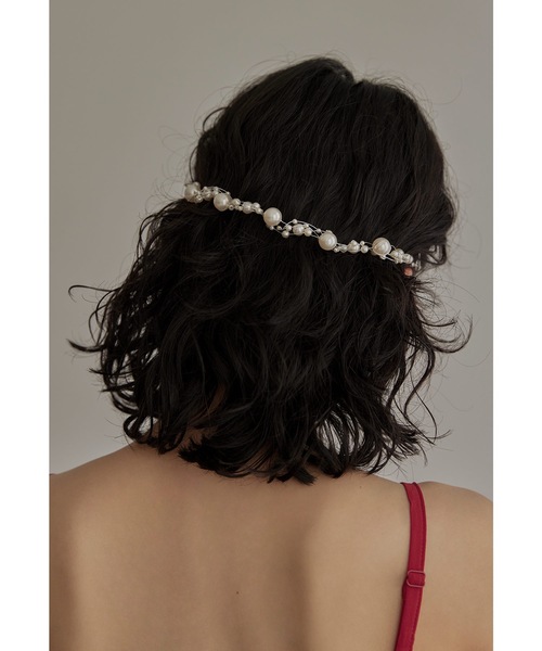 セール】パールヘッドドレス 結婚式 お呼ばれ ウェディング