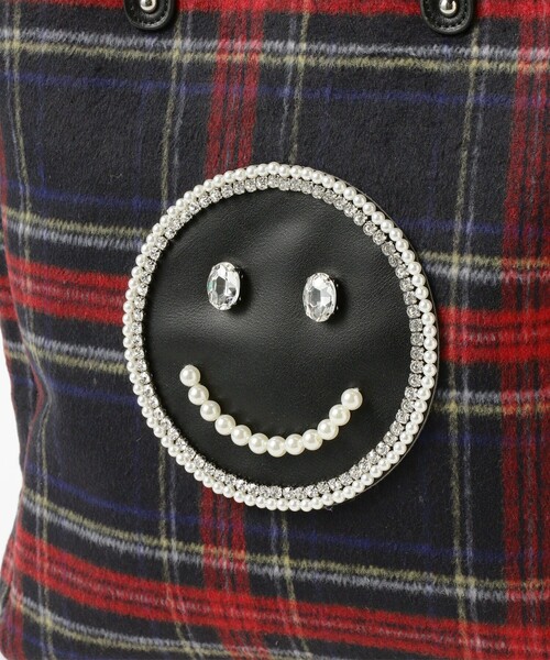 Ray BEAMS(レイビームス)の「ECODECO / 別注 チェック トートバッグ(トートバッグ・レディース・ダークグリーン/レッド・ONE SIZE)」の12枚目の写真