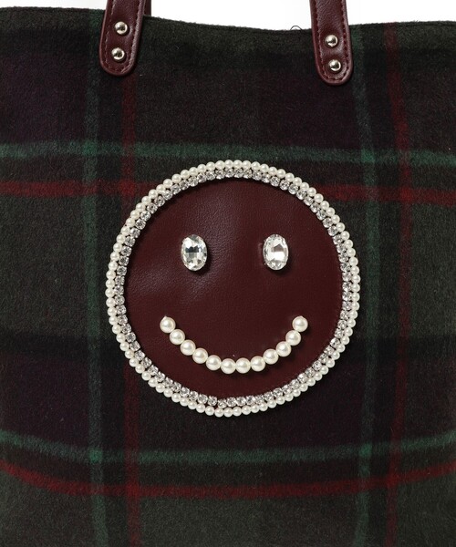 Ray BEAMS(レイビームス)の「ECODECO / 別注 チェック トートバッグ(トートバッグ・レディース・ダークグリーン/レッド・ONE SIZE)」の22枚目の写真