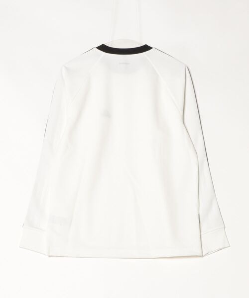 adidas(アディダス)の「adidas/アディダス 長袖Tシャツ オーバーサイズ スリーストライプ ユニセックス KWX86(Tシャツ/カットソー・メンズ・ブラック/ホワイト/スミクロ・S/M/L/XL/2XL/3XL)」の22枚目の写真