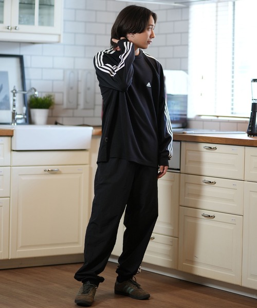 adidas/アディダス 長袖Tシャツ オーバーサイズ スリー