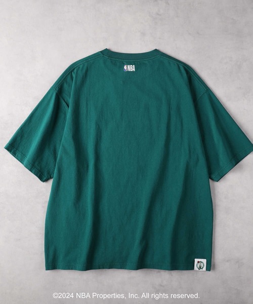 NBAチームロゴ総柄ボタンシャツ TOKYO23 NBA Team Logo T-Shirt BLUE×KNICKS 23FW-S（トウキョウ