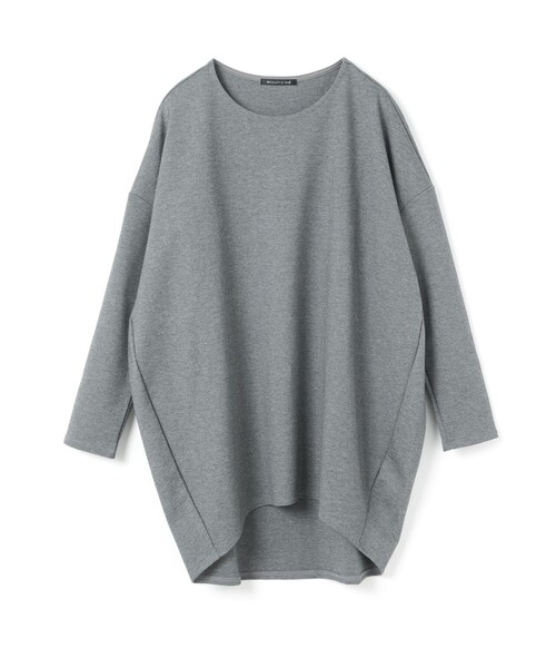 mizuiroind(ミズイロインド)の「mizuiro ind クルーネックコクーンプルオーバー(Tシャツ/カットソー・レディース・ブラック/オフホワイト/グレー/ネイビー・FREE)」の4枚目の写真