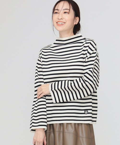 【セール】ORCIVAL / ウール プレーティング モック ネック ニット カットソー（Tシャツ/カットソー）｜ORCIVAL（オーシバル）