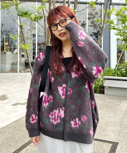 RODEO CROWNS WIDE BOWL（ロデオクラウンズワイドボウル）の「various シャギーニットカーディガン（カーディガン/ボレロ・レディース・ホワイト系その他/ブルー系その他/その他4/グレー系その他/ブルー系その他2/ピンク系その他・SMALL/MEDIUM）」の19枚目の写真