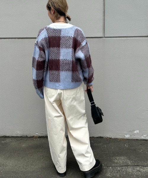 RODEO CROWNS WIDE BOWL（ロデオクラウンズワイドボウル）の「various シャギーニットカーディガン（カーディガン/ボレロ・レディース・ホワイト系その他/ブルー系その他/その他4/グレー系その他/ブルー系その他2/ピンク系その他・SMALL/MEDIUM）」の16枚目の写真