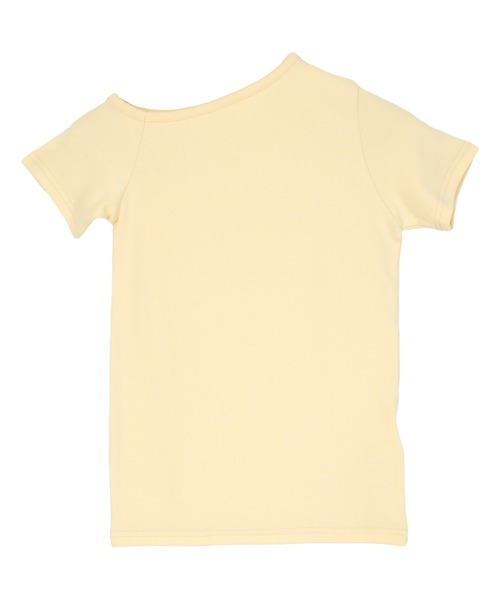 UR'S(ユアーズ)の「ネックデザインカットソー(Tシャツ/カットソー・レディース・ベージュ/オフホワイト/ブラック・S)」の2枚目の写真