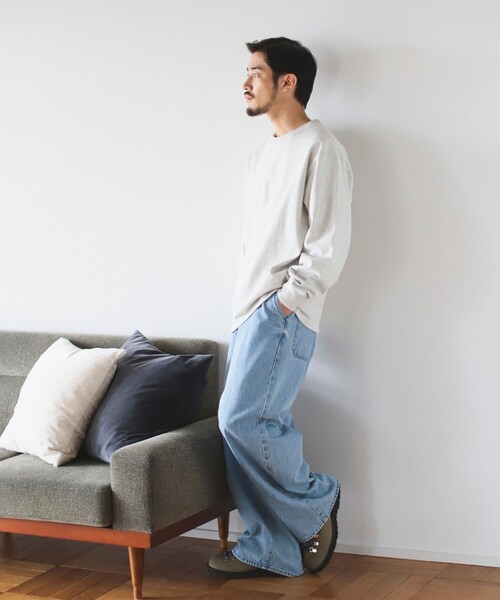 B:MING by BEAMS（ビーミングバイビームス）の「ヘビーウエイト クルーネック カットソー（Tシャツ/カットソー・メンズ・オフホワイト/シルバー/ブラック・X-LARGE/SMALL/MEDIUM/LARGE）」の17枚目の写真